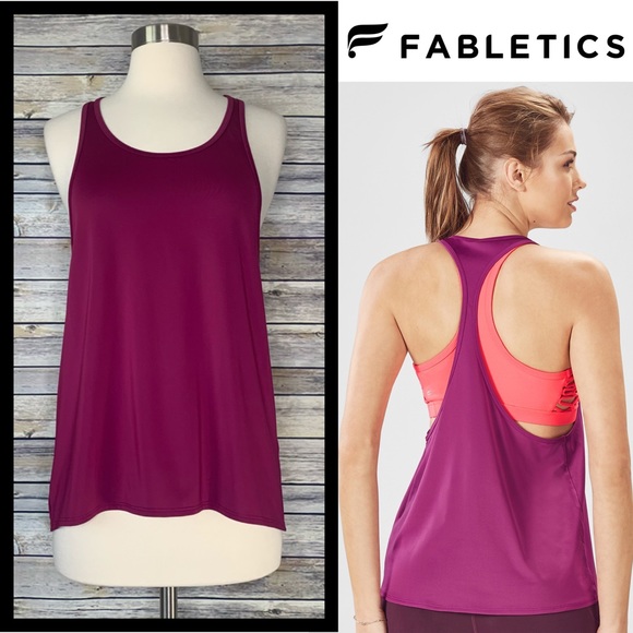 Fabletics Tops - Fabletics Peggy Racer Tank, Sz Small